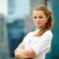 confident young business woman